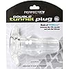 Perfect Fit Xlarge Double Tunnel Plug, Clear, Clear