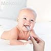 45-Pack] Baby Tongue Cleaner, Baby Toothbrush, Disposable Infant Gums Cleaner, Soft Gauze Toohthbrush Newborn Oral Cleaning Stick Dental Care for 0-36 Month Baby 1Pcs Finger Toothbrush with Case