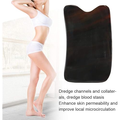 Ox Horn Gua Sha Tool Scraping Body Acupuncture Massage Muscle Pain Relief Scraping Plate Body Acupuncture Scraper