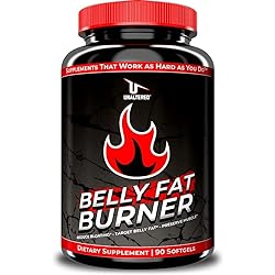 Belly Fat Burner for Men - Lose Abdominal Fat, Boost Metabolism, Support Lean Muscle - 90 Ct - 1 Month Supply