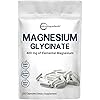 Magnesium Glycinate 400mg with Vitamin C - 200 Capsules, Elemental Magnesium 400mg Supplement, 100% Chelated, Support Healthy Muscle, Bones | Sleep & Metabolism