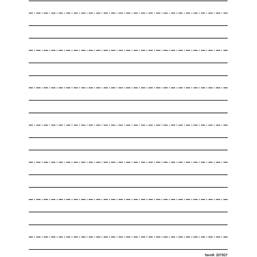Low Vision Practice Writing Paper- Bold Line