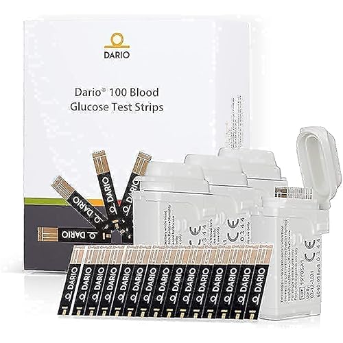 Bundle & Save Dario Diabetes Blood Glucose Meter Kit. Test Blood Sugar Estimate A1c. All-in-One Smart Blood Sugar Monitor 125 Strips 110 Sterile lancets Android USB-C Only