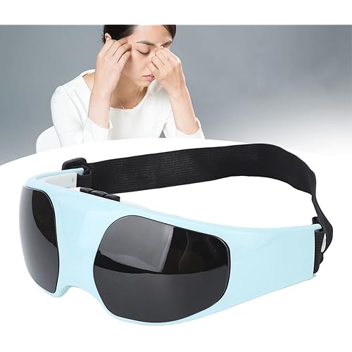 MagnetEyeMassager, Electric Vibration Eye Massager 8Modes 22MassageContacts for Home Use for Drivers