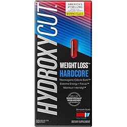 Weight Loss Pills for Women & Men | Hydroxycut Hardcore | Weight Loss Supplement Pills | Energy Pills to Lose Weight | Metabolism Booster for Weight Loss | Weightloss & Energy Supplements | 60 Pills