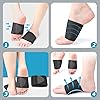 Cabilock Arch Support Brace Silicone Plantar Fasciitis Gel Strap Orthotic Support Wrap Heel Fatigue Insert for Men and Woman S