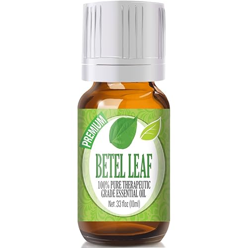 Healing Solutions Betel Leaf Essential Oil - 100% Pure Therapeutic Grade Betel Leaf Oil - 10ml