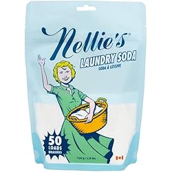Nellie's Laundry Detergent Soda, 1.6lbs, 50 Load Bag