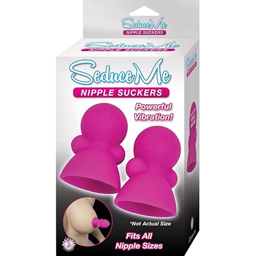 Nasstoys Seduce Me Vibrating Nipple Suckers Pink