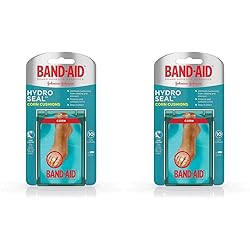 Band-Aid Brand Hydro Seal Corn Cushion Bandages, Waterproof Corn Pads, Medium, 10 ct 2-Pack Medium, 10 ct