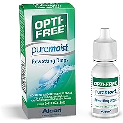 Alcon Opti-Free PureMoist Rewetting Drops 12 ml Pack of 6