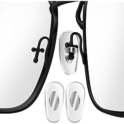 Auzky 5 Pairs Replacement Nose Pads for RayBan RB3549, RB4071, RB6336, RB7140, RB8415 and More Plug in Eyeglasses, Sunglasses Models - Silver