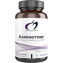 Designs for Health Adrenotone - Adrenal Support Supplement with Rhodiola Rosea, Ashwagandha, Vitamins B6, B2 B5 - Designed to Support Adrenals Healthy Cortisol Levels 180 Capsules