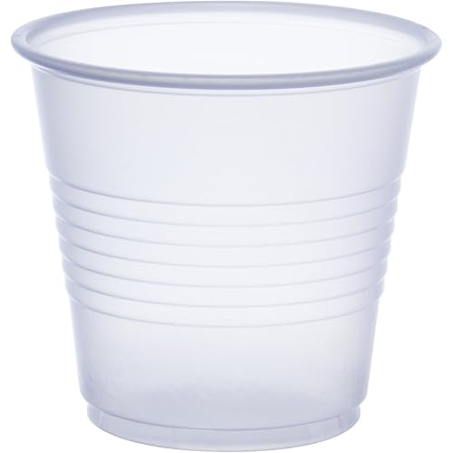 Dart Y35 3.5 oz Trans Ribbed Wall PS Cup Case of 2500