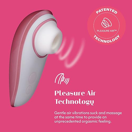 Womanizer Liberty Clitoral Sucking Vibrator Clit Sucking Toy for Women, Pink Rose