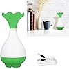 Mini Humidifier, 95ml Car Diffuser Humidifier USB Power Supply Essential Oil Aromatherapy Diffusers for Home Office Green
