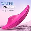 Wearable Panty Clitoral Vibrator with Remote Control, Rechargeable Waterproof Clitoris and G-Spot Stimulator Invisible Vibrator Adult Sensory Toys for Women
