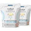Method Laundry Detergent Packs, Hypoallergenic Formula & Plant-Based Stain Remover that Works in Hot & Cold Water, Fragrence Free Clear, 42 Packs per Bag, 2 Pack 84 Loads, Packaging May Vary