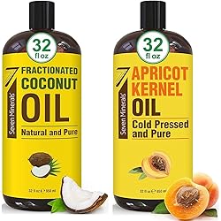 Pure Fractionated Coconut Oil & Pure Apricot Kernel Oil