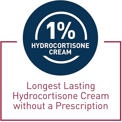 CeraVe Hydrocortisone Cream 1% | Anti-Itch Cream with Temporarily Relief from Rashes with Eczema-Prone & Dry Skin | Itch Relief Cream | Fragrance Free | 1 Ounce