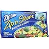Ziploc Zip'N Steam Cooking Bags, Medium, 10-Count Pack of 4