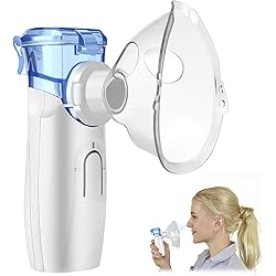 Portable Nebuliser Handheld Mesh Atomizer Machine for Home Daily Use, Personal Inhalers Nebulizador for Breathing Problems