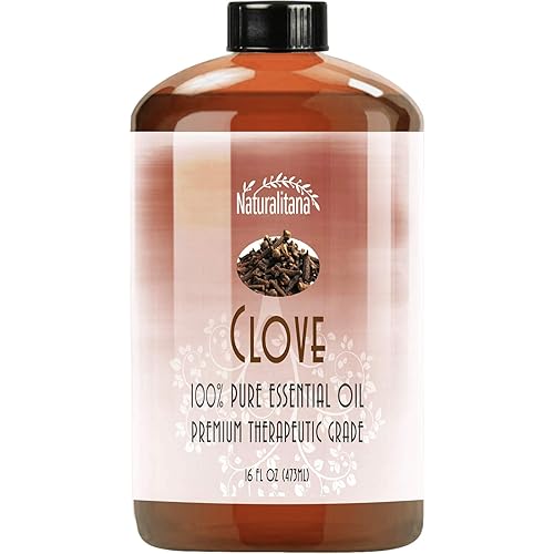 Best Clove Essential Oil 16oz Bulk Clove Oil Aromatherapy Clove Essential Oil for Diffuser, Soap, Bath Bombs, Candles, and More