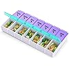 DANYING Large Pill Organizer 2 Times a Day, Weekly Pill Box 2 Per Day, AM PM Pill Case, Pill Container 7 Day, Vitamin Case Twice a Day