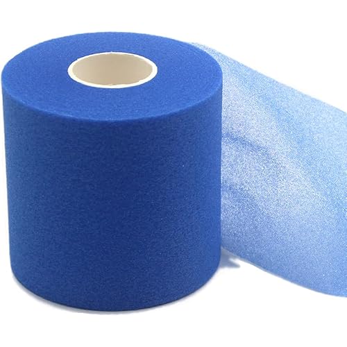 KISEER 5 Rolls Foam Sports Pre-Wrap Underwrap Bandage Athletic Tape for Hair Wrists Elbow Knees Ankles