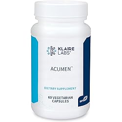 Klaire Labs Acumen - Cognitive Support Supplement with Bacopa Monnieri Extract - Memory Support - Gluten-Free & Hypoallergenic Bacopa Capsules for Adults & Kids 7 60 Capsules