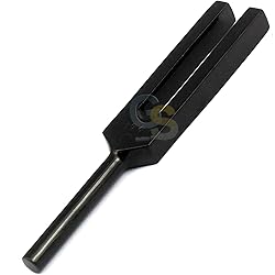 G.S 1 Piece Tuning Fork Black Color C2048 Chakra Chiropractic Instruments Best Quality