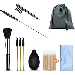 108 Pieces Hearing aid Cleaning Tools, Cleaner Kit for Rechargeable Hearing Amplifier, Earphone Earbuds Case