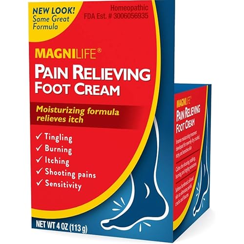 Magnilife Pain Relieving Foot Cream, 4 Ounces