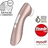 Satisfyer Pro 2 Air-Pulse Clitoris Stimulating Vibrator - Non-Contact Clitoral Sucking Pressure-Wave Technology & Vibration, Waterproof, Rechargeable Rose Gold