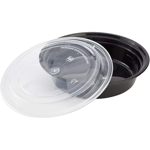 Karat IM-FC4024B 24 oz Microwavable Containers & Lids Case of 150