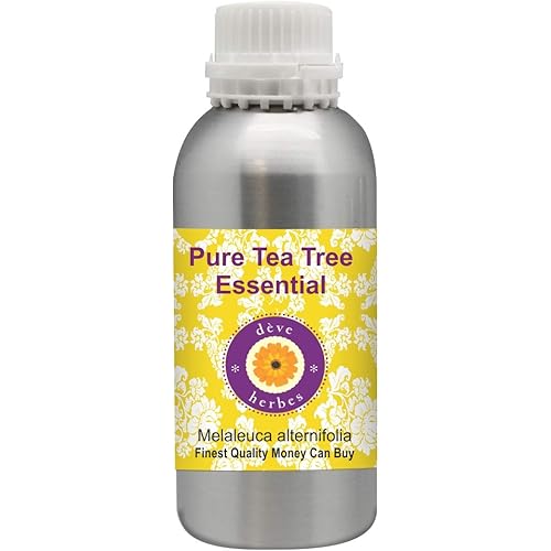 Deve Herbes Pure Tea Tree Essential Oil Melaleuca alternifolia Natural Therapeutic Grade Steam Distilled 300ml 10 oz