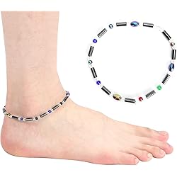 Brrnoo Elegant Women's Magnetic Anklet, Pain Relief for Arthritis, Super High Strength Magnets Can Relieve Joint and Carpal Tunnel Pain