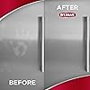 Weiman Stainless Steel Cleaner and Polish - Microfiber Cloth - Protects Appliances from Fingerprints and Leaves a Streak-Free Shine for Refrigerator | Dishwasher | Oven | Grill