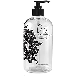 Personal Lubricant. Lulu Lube Natural Water-Based Lubes for Men and Women. 16 oz. - Lubricants Made in USA - 100% Unconditional Money Back