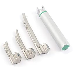 Airway Intubation Kit with 3 Straight Blades 1 Small Handle - First Responder Kit by G.S Online Store
