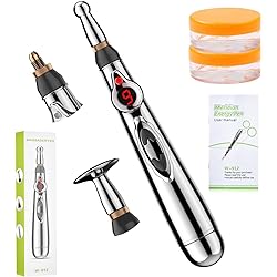 UYGHHK Acupuncture Pen, Electronic Pain Relief Therapy, Meridian Energy Massager Pen Self Massage Tools Muscle Healing
