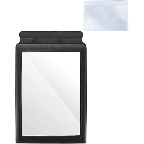 MagDepo Magnifying Sheet Flat Full Page Reading Magnifier Perfect Reading Aid for Elderly and People with Low Vision with 1 Card Magnifier