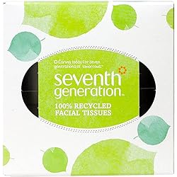 Seventh Generation Facial Tissues Cube, 2 Ply - 85 Count Pack of 4