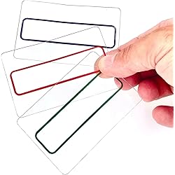 3 Pack Colored Signature Guides - Green, Red, Black Easily Align on Documents