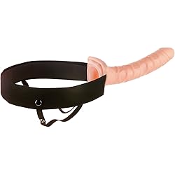 Pipedream Fetish Fantasy Series Hollow Strap-On, Flesh, 10 Inch