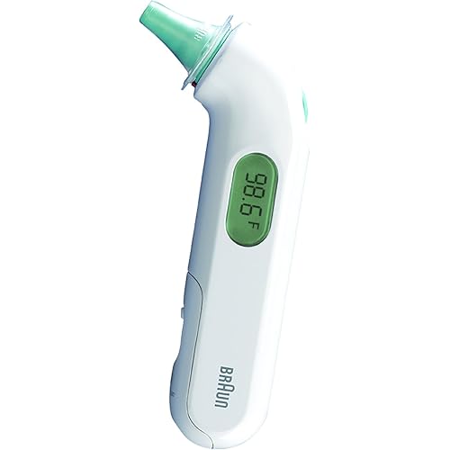 Braun Thermoscan3 Ear Thermometer for Babies, Kids, Toddlers and Adults, Display is Digital and Accurate, Thermometer for Precise Fever Tracking at Home, Reads Temperature in Seconds