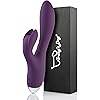 Tracy's Dog Clitoral Kneading & Slipping Rabbit Vibrator for Clit G Spot Stimulation with 10 Vibration Modes, Adult Sex Toy for Women