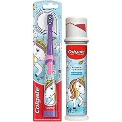 BCE Trends Unicorn Electric Toothbrush and Fluoride Toothpaste Set for Kids
