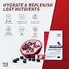 TB12 Electrolyte Supplement Powder for Fast Hydration by Tom Brady - Natural, Easy to Mix Powder. Low Sugar, Low Calorie, Vegan. Magnesium, Sodium, Potassium, Zinc. Blueberry Pomegranate Flavor