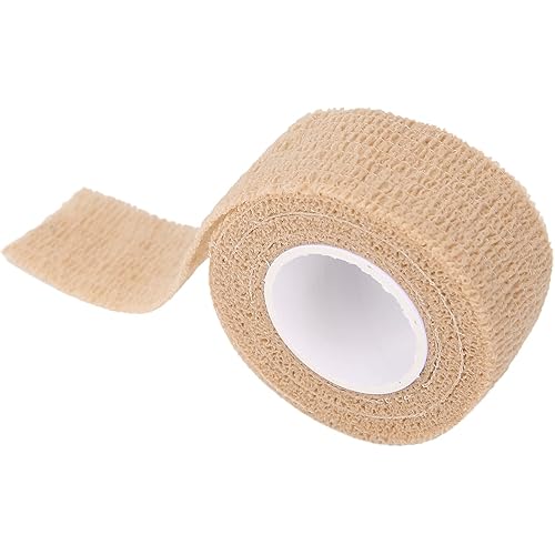 Adhesive Bandage Self Adherent Bandage Wrap Breathable Non Woven Flexible Cohesive Tape for SportsSkin Color 2.5cm4.5m